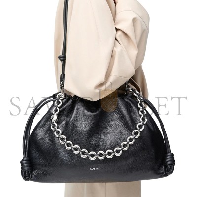 LOEWE LARGE FLAMENCO PURSE IN DEERSKIN 012401-241 (41*26*9cm)