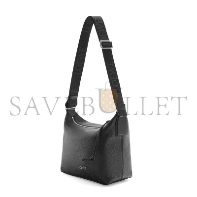 LOEWE SMALL CUBI CROSSBODY BAG IN SUPPLE GRAINED CALFSKIN B906Q63X08-1100 (29.5*22*10.5cm)