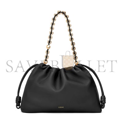 LOEWE LARGE FLAMENCO PURSE IN MELLOW NAPPA LAMBSKIN A411FPDX01-1100 (41*26*9cm)