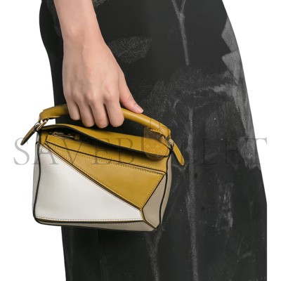 LOEWE MINI PUZZLE EDGE BAG IN CLASSIC CALFSKIN A510S21X55-4025 (18*12.5*8cm)