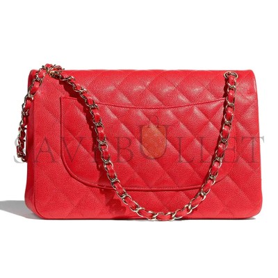 CHANEL CLASSIC FLAP CF GRAIN EMBOSSED A58600 Y33352 NC028 (30*19.5*10cm)