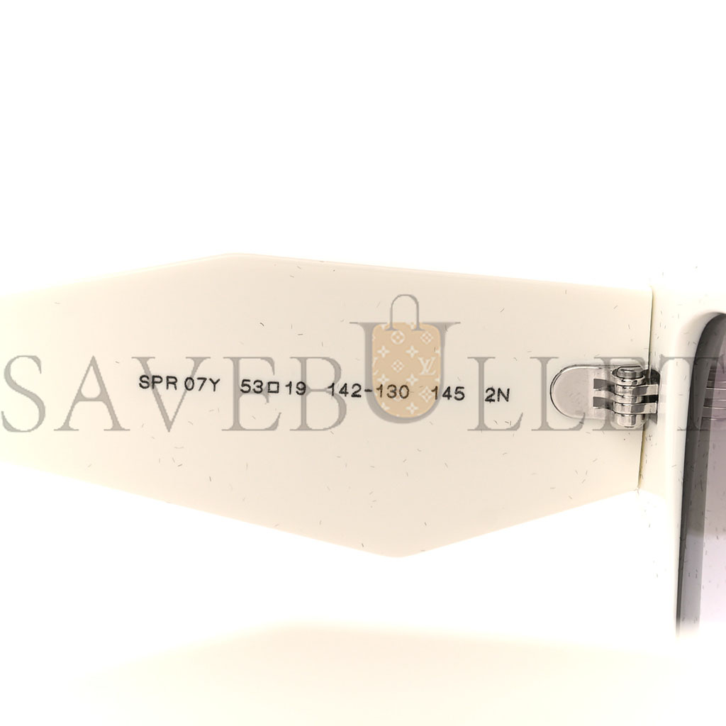 PRADA ACETATE SYMBOLE SUNGLASSES SPR 07Y WHITE 