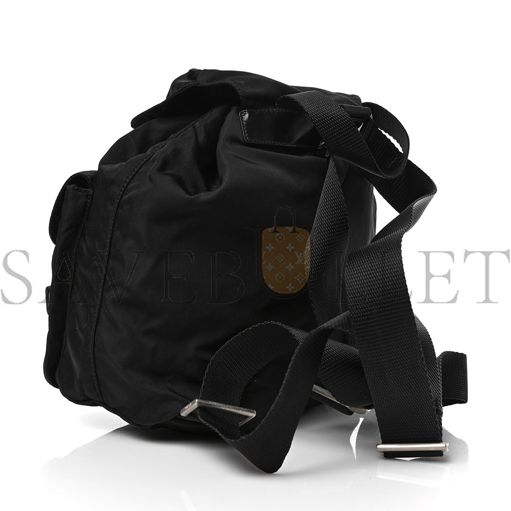 PRADA NYLON VELA MEDIUM BACKPACK BLACK (29*29*14cm)