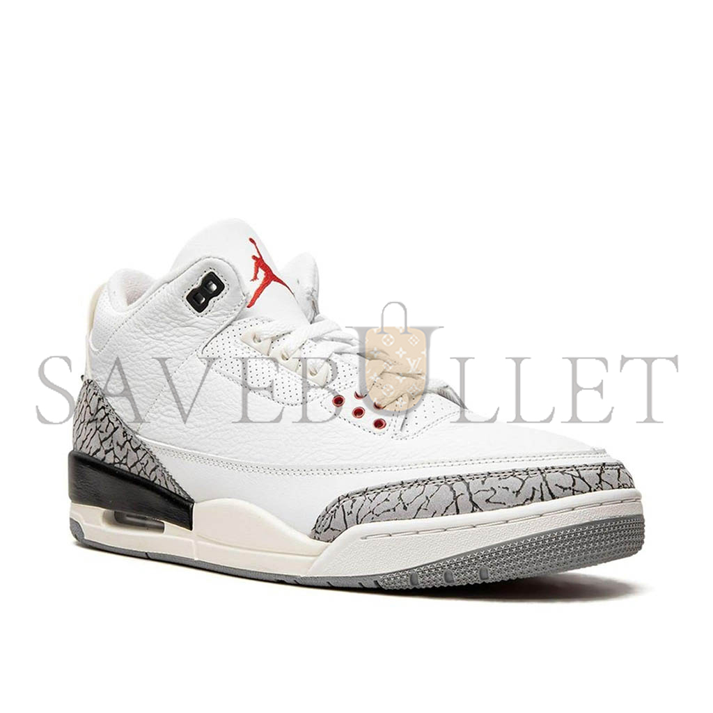 NIKE AIR JORDAN 3 WHITE CEMENT REIMAGINED SHOES DN3707-100