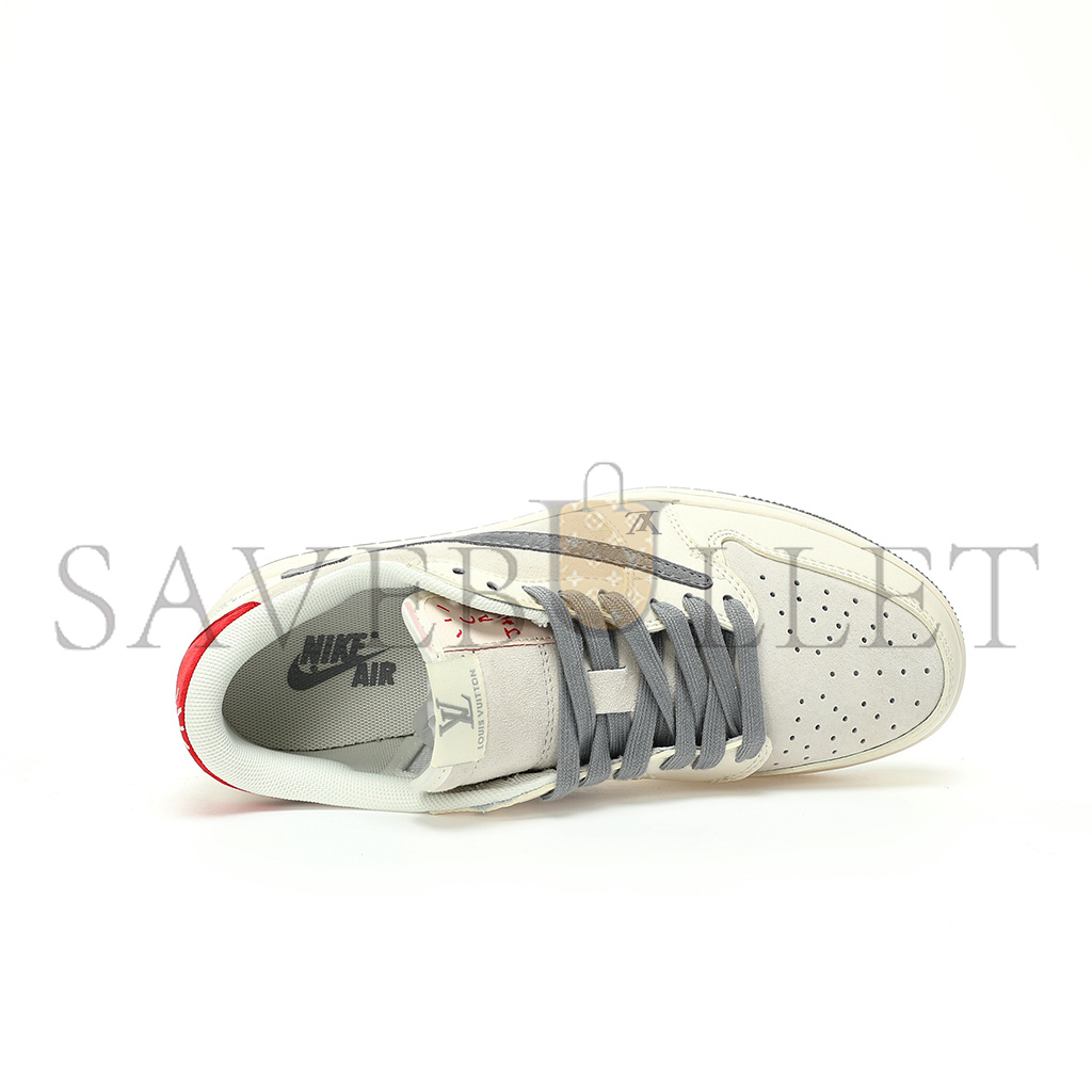 NIKE AIR JORDAN 1 LOW OG SP BEIGE GREY GOLD LV XY2688-103