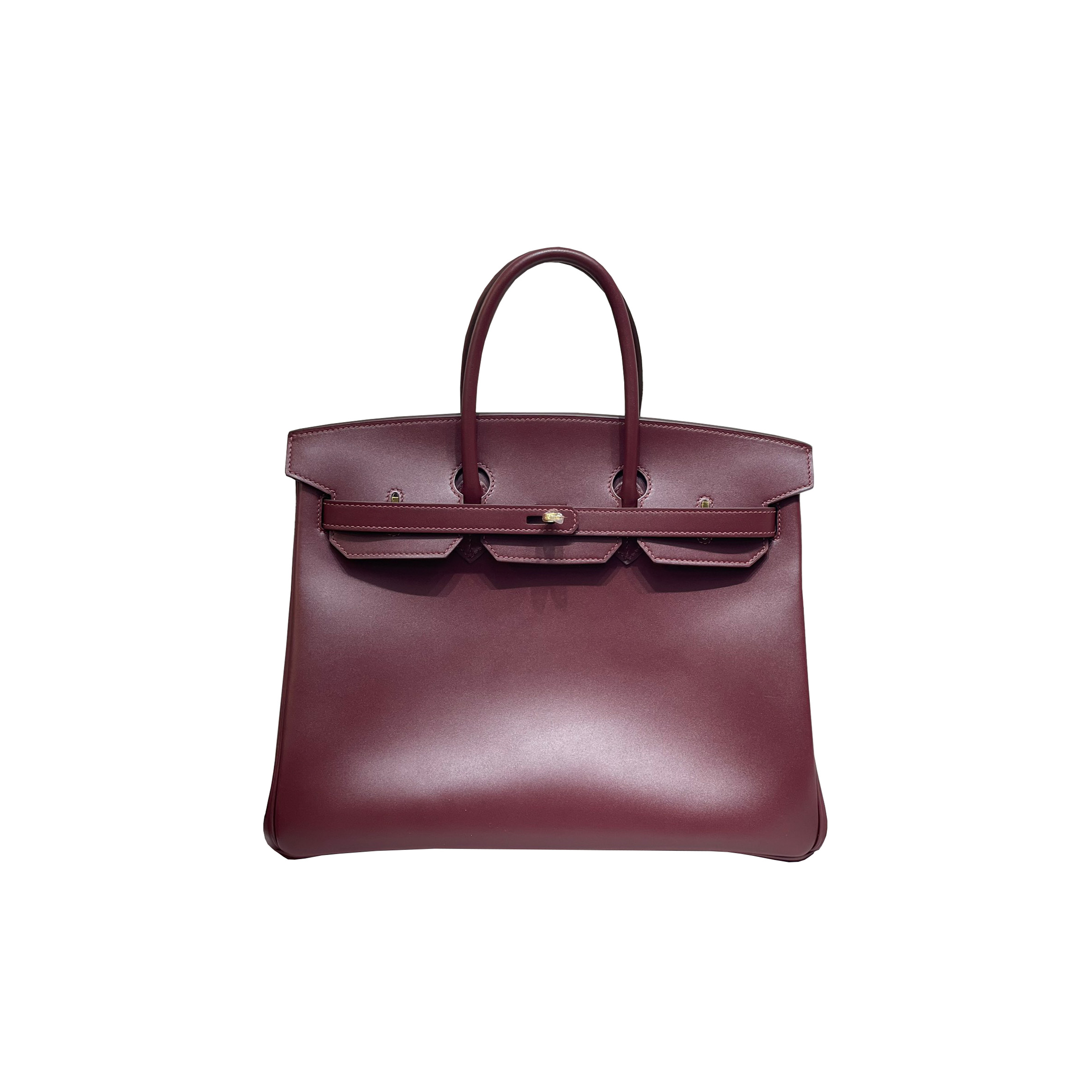 HERMÈS BIRKIN TOGO 35 WINE RED BOX BAG BK30K1EPGP (35*25*18cm)