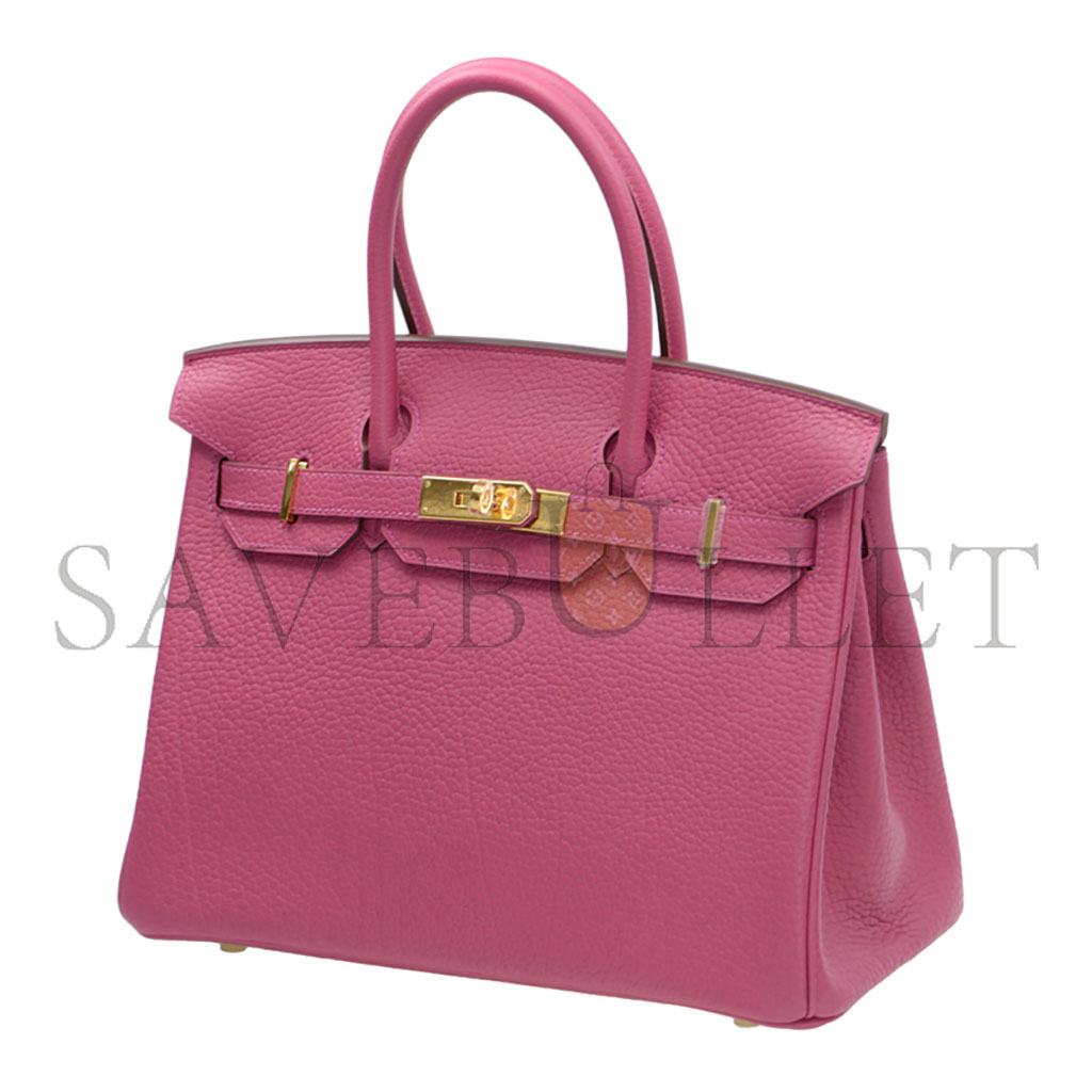 HERMES MASTER BIRKIN 25 TOGO LEATHER PINK BAG BK25X9SWCD (25*20*13cm)