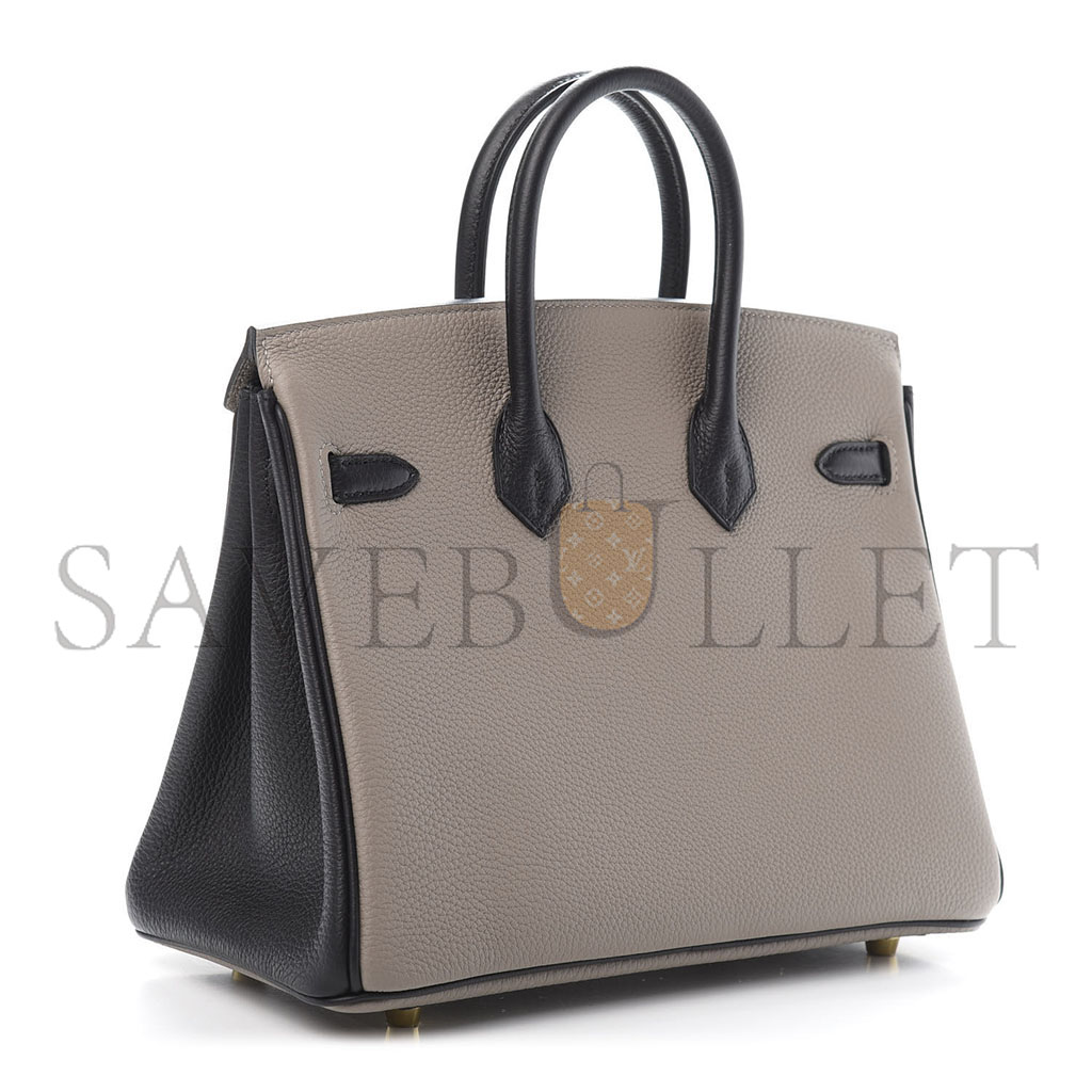 HERMES MASTER BIRKIN 30 TOGO LEATHER TURTLEDOVE GRAY GOLD BUCKLE BAG 645269 (30*23*15cm)