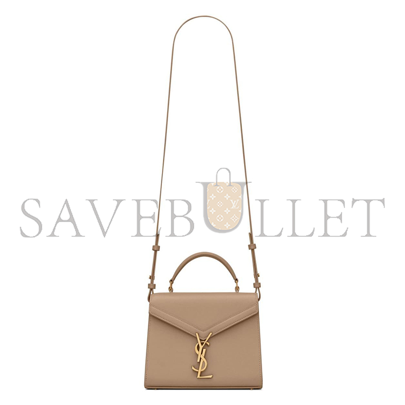 CASSANDRA MINI TOP HANDLE BAG IN GRAIN DE POUDRE EMBOSSED LEATHER 623930BOW0W2826 (20*16*7.5cm)