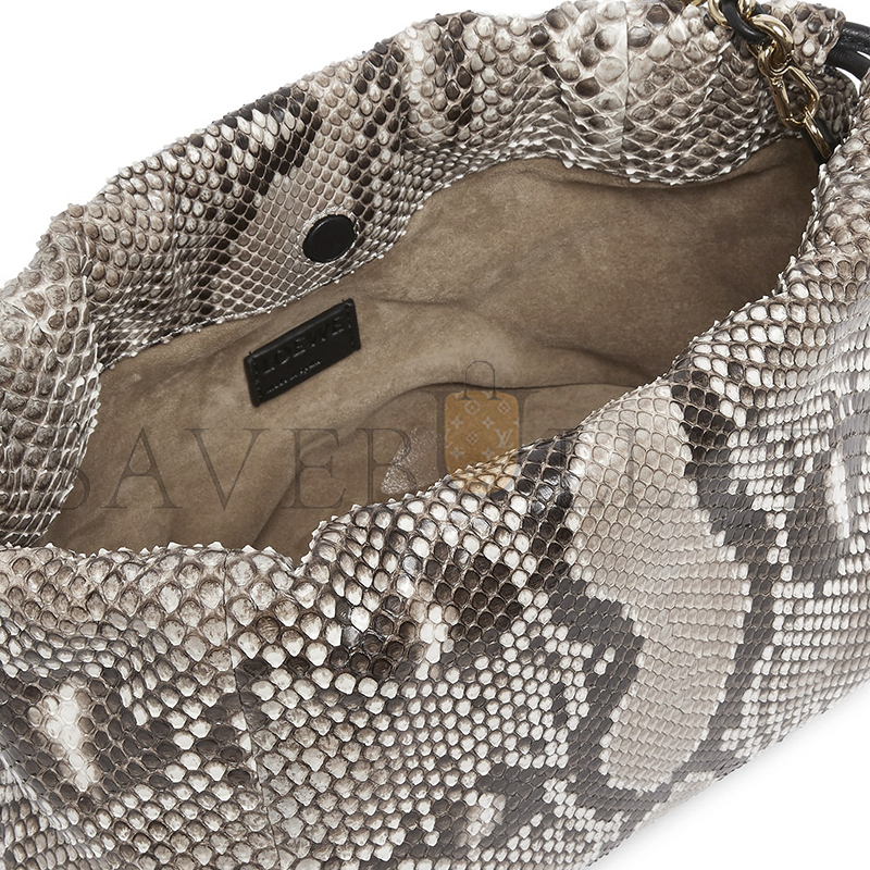 LOEWE MEDIUM FLAMENCO PURSE IN SNAKESKIN 012403-630 (30*20*10.5cm)