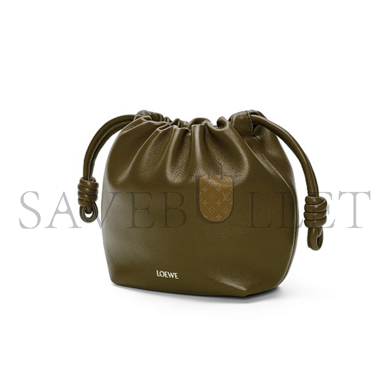 LOEWE MINI FLAMENCO PURSE IN MELLOW NAPPA LAMBSKIN 062348-254 (23*17*5.5cm)
