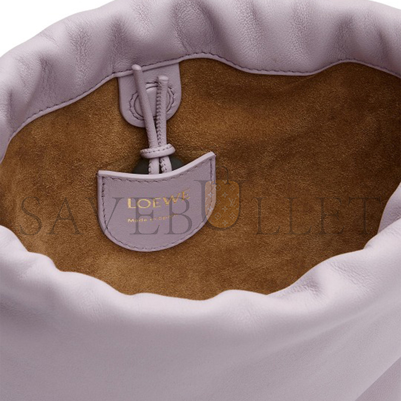 LOEWE MINI FLAMENCO PURSE IN MELLOW NAPPA LAMBSKIN 062348-410 (23*17*5.5cm)