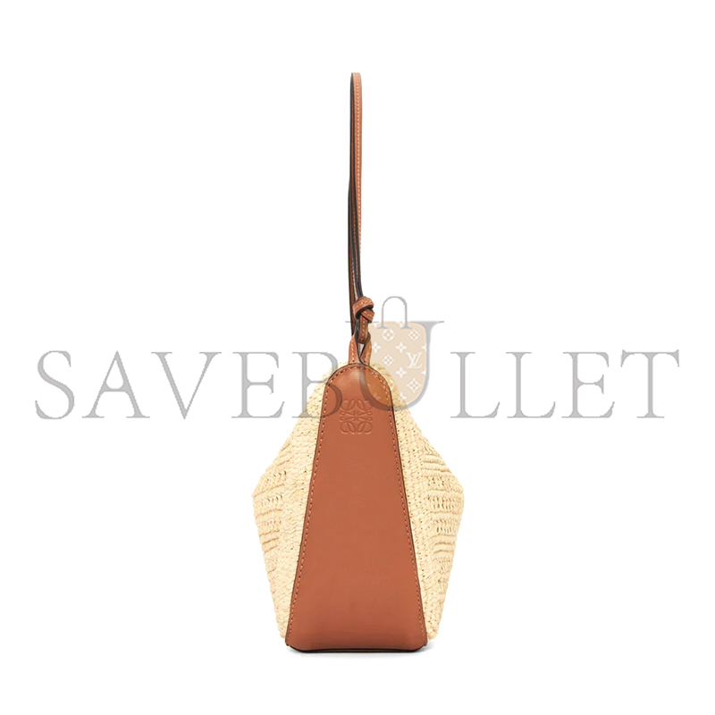 LOEWE MINI HAMMOCK HOBO IN RAFFIA AND CALFSKIN A538G13X09-658 (28*17*9.5cm) LOEWE MINI HAMMOCK HOBO IN RAFFIA AND CALFSKIN A538G13X09-658 (28*17*9.5cm)