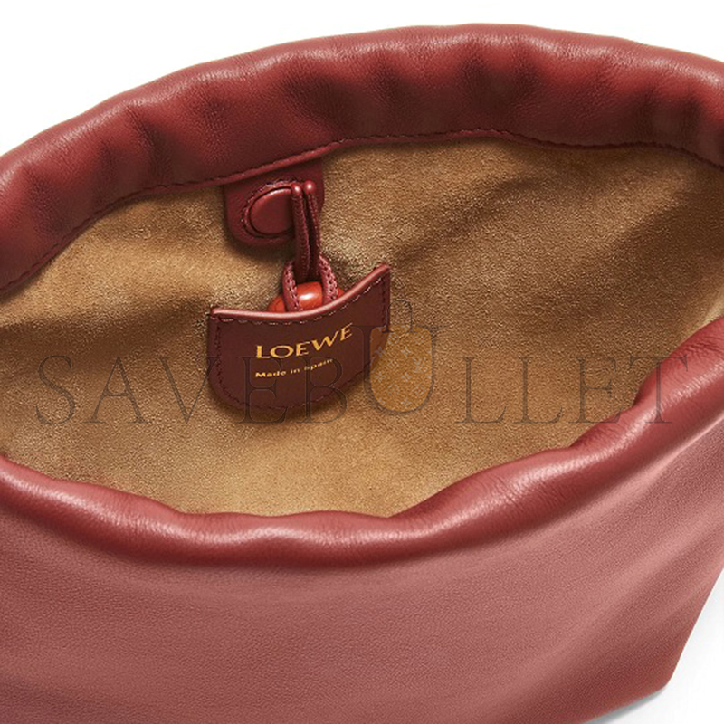 LOEWE MINI FLAMENCO PURSE IN MELLOW NAPPA LAMBSKIN 062348-354 (23*17*5.5cm)
