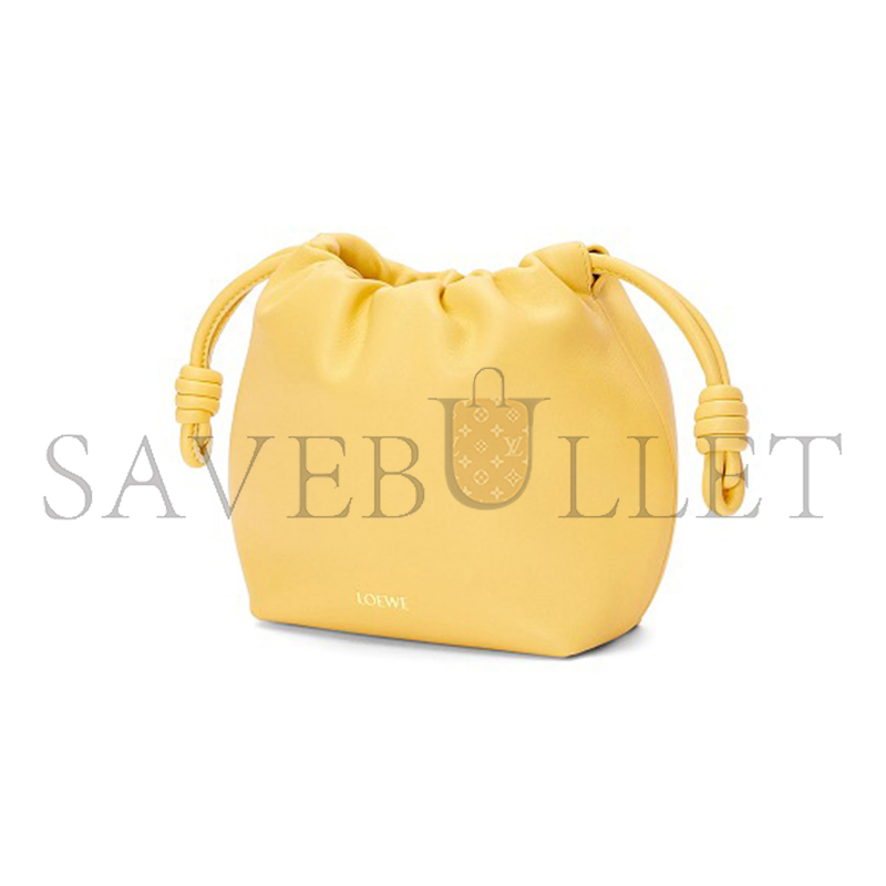 LOEWE MINI FLAMENCO PURSE IN MELLOW NAPPA LAMBSKIN 062348-412 (23*17*5.5cm)