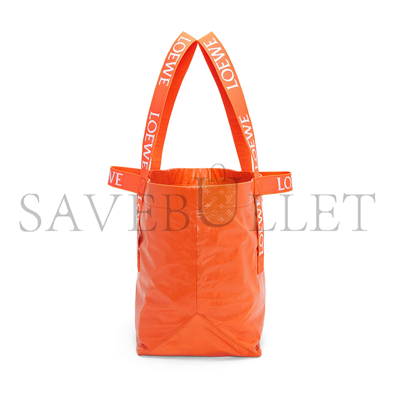 LOEWE FOLD SHOPPER IN PAPER CALFSKIN B507X23X01-9100 (50*31*20cm)