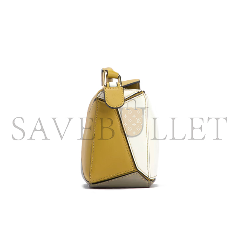 LOEWE MINI PUZZLE EDGE BAG IN CLASSIC CALFSKIN A510S21X55-4025 (18*12.5*8cm)