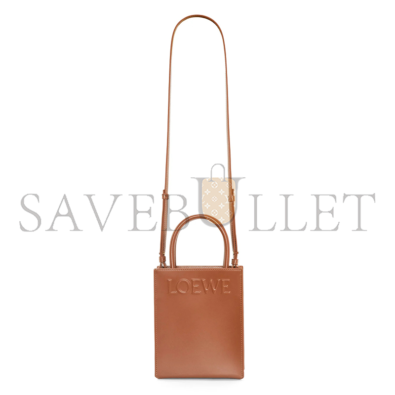 LOEWE STANDARD A5 TOTE IN SHINY CALFSKIN A933S30X01-2530 (21*17*6cm)