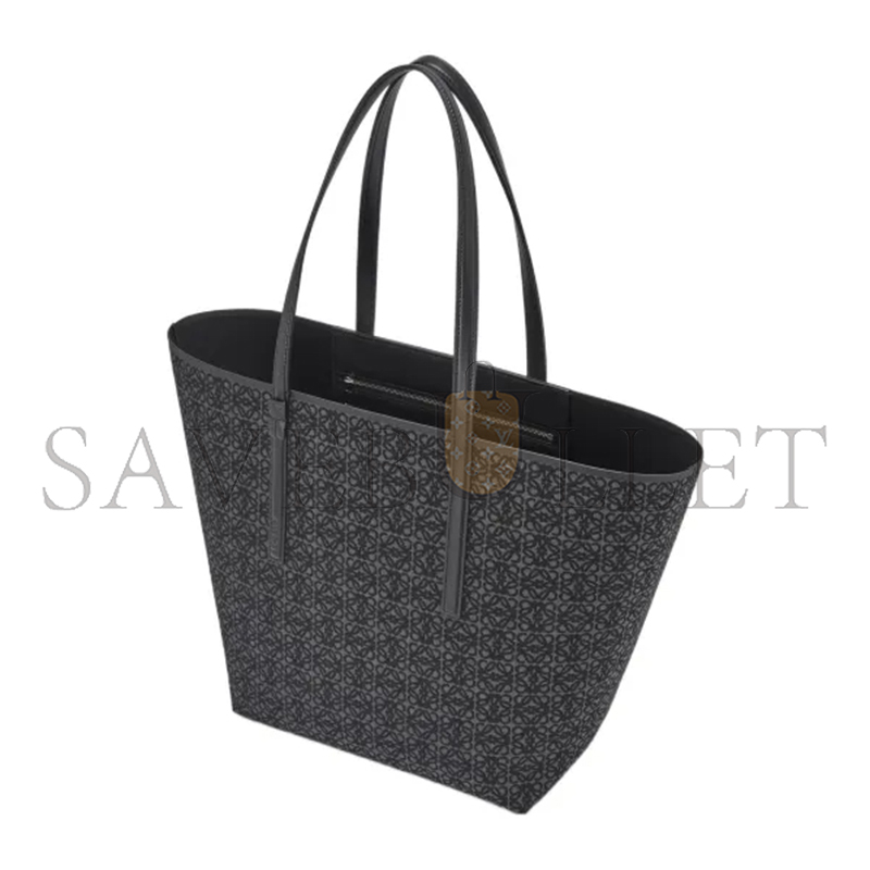 LOEWE T TOTE BAG IN ANAGRAM JACQUARD AND CALFSKIN B657Z73X03-1268 (54.5*35*17cm)
