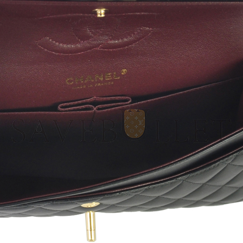 CHANEL CLASSIC FLAP MEDIUM BLACK A01112 (26*16*7cm)