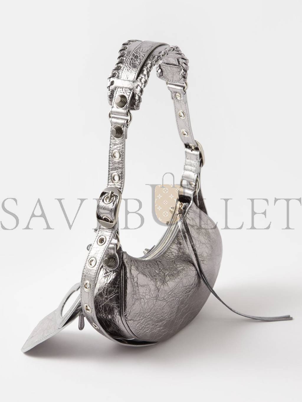 BALENCIAGA SILVER LE CAGOLE XS LEATHER SHOULDER BAG  MATCHESFASHION US (26.5*11.4*7.3cm)