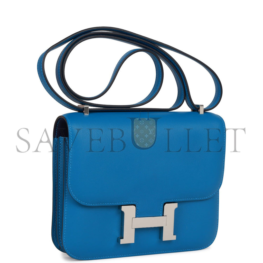 HERMES CONSTANCE 18 MYKONOS VERSO EVERCOLOR PALLADIUM HARDWARE (18cm)