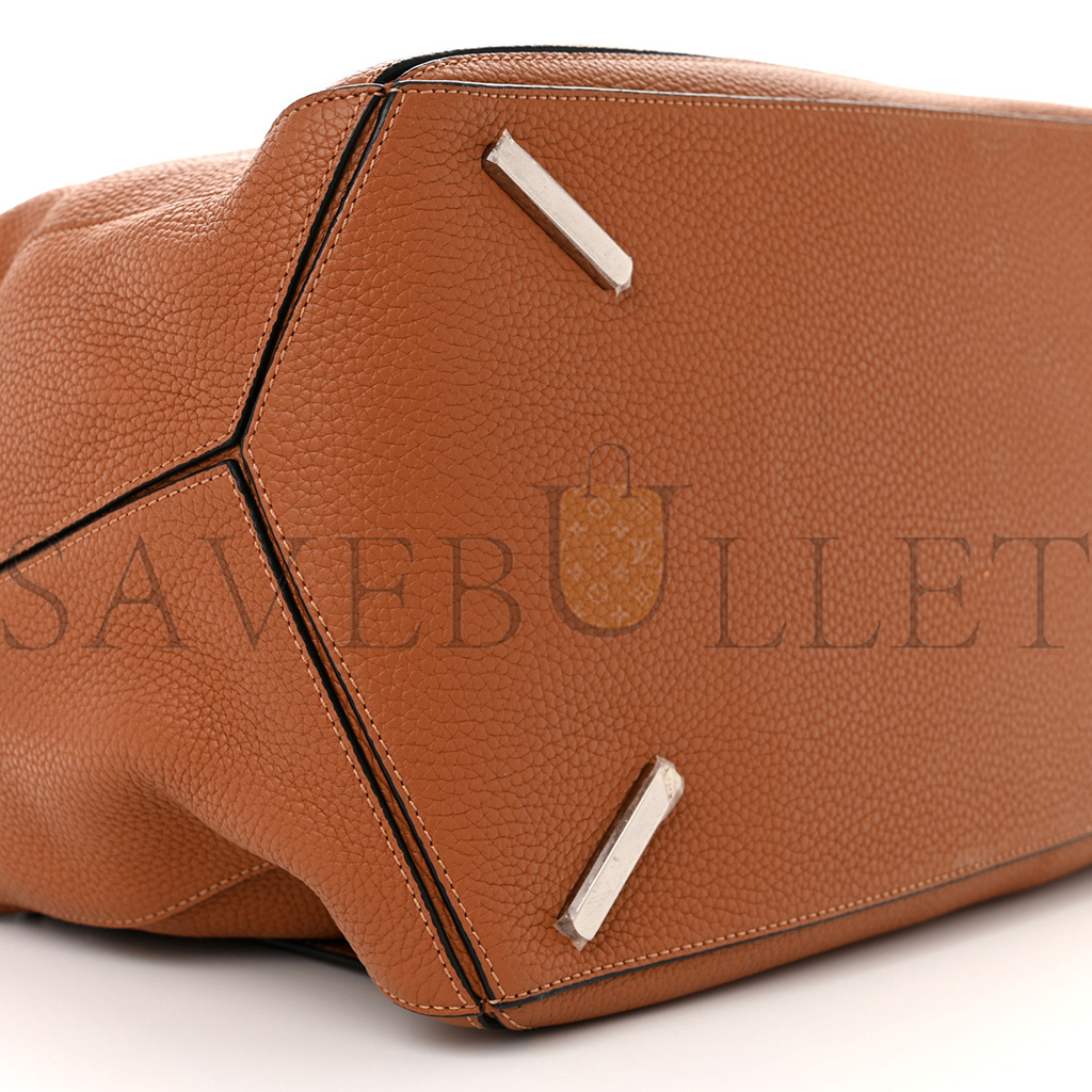 LOEWE CALFSKIN LARGE PUZZLE BAG TAN (36.5*23*19cm)