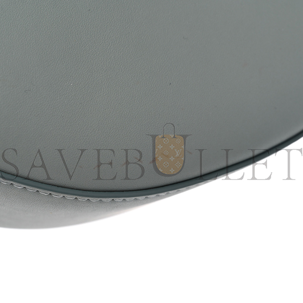 LOEWE SATIN CALFSKIN JACQUARD LUNA BAG ASH GREY (20*17*8cm)