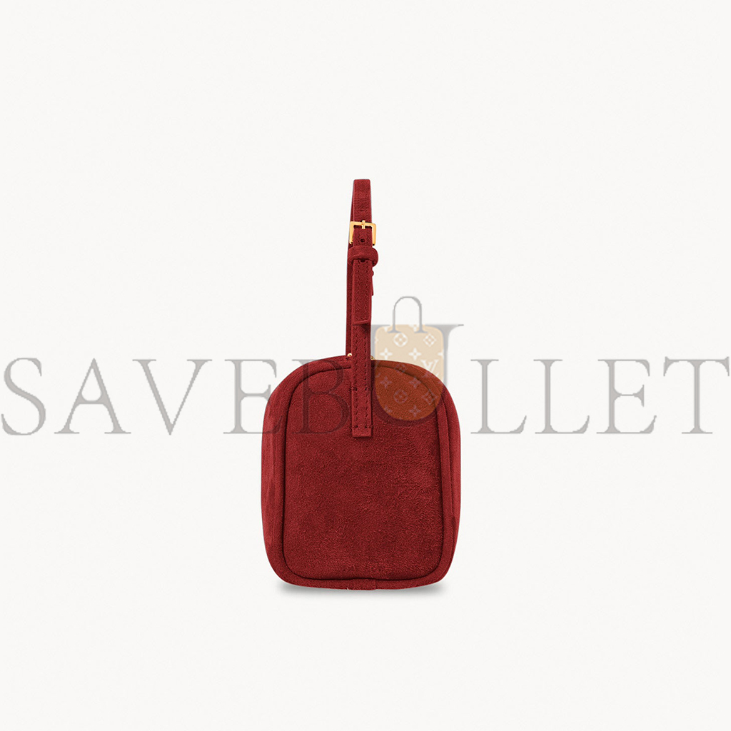 THE ROW 90'S BAG IN NUBUCK CHIANTI W1281L87CHNNG (20*11*8cm)