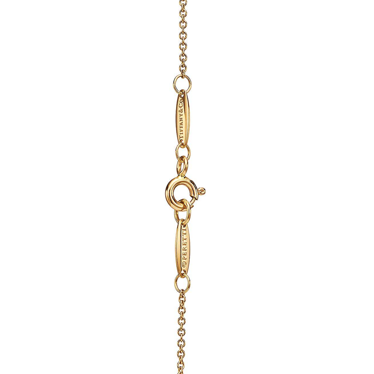 TIFFANY  ELSA PERETTI® DIAMONDS BY THE YARD® SPRINKLE NECKLACE IN YELLOW GOLD