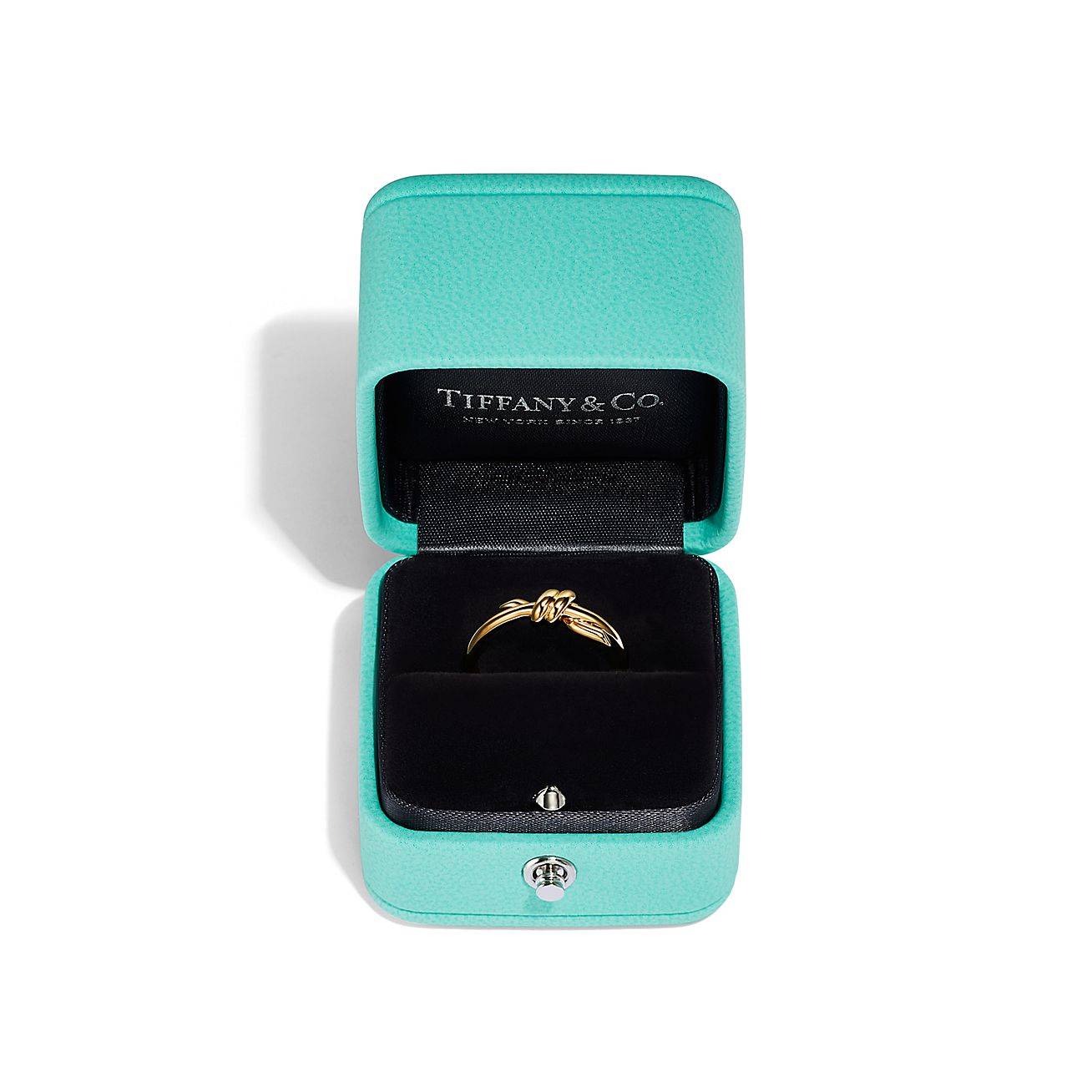 TIFFANY KNOT RING IN ROSE GOLD