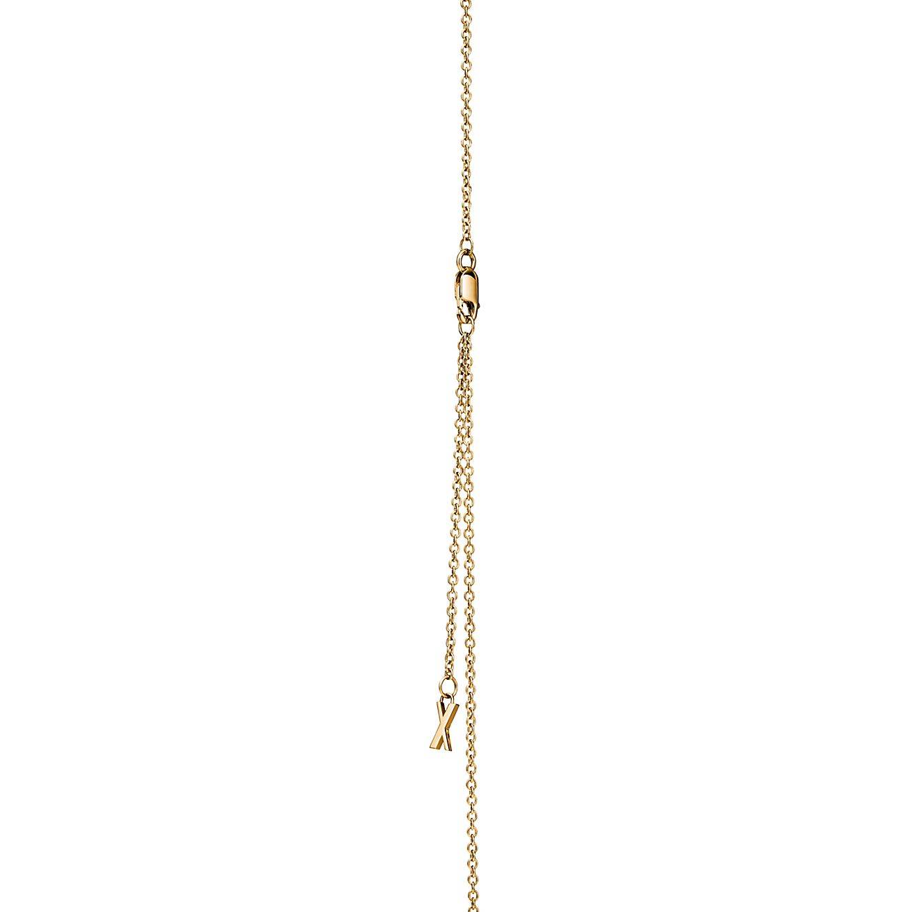 TIFFANY&CO.ATLAS® X CLOSED INTERLOCKING PENDANT IN YELLOW GOLD 67789202