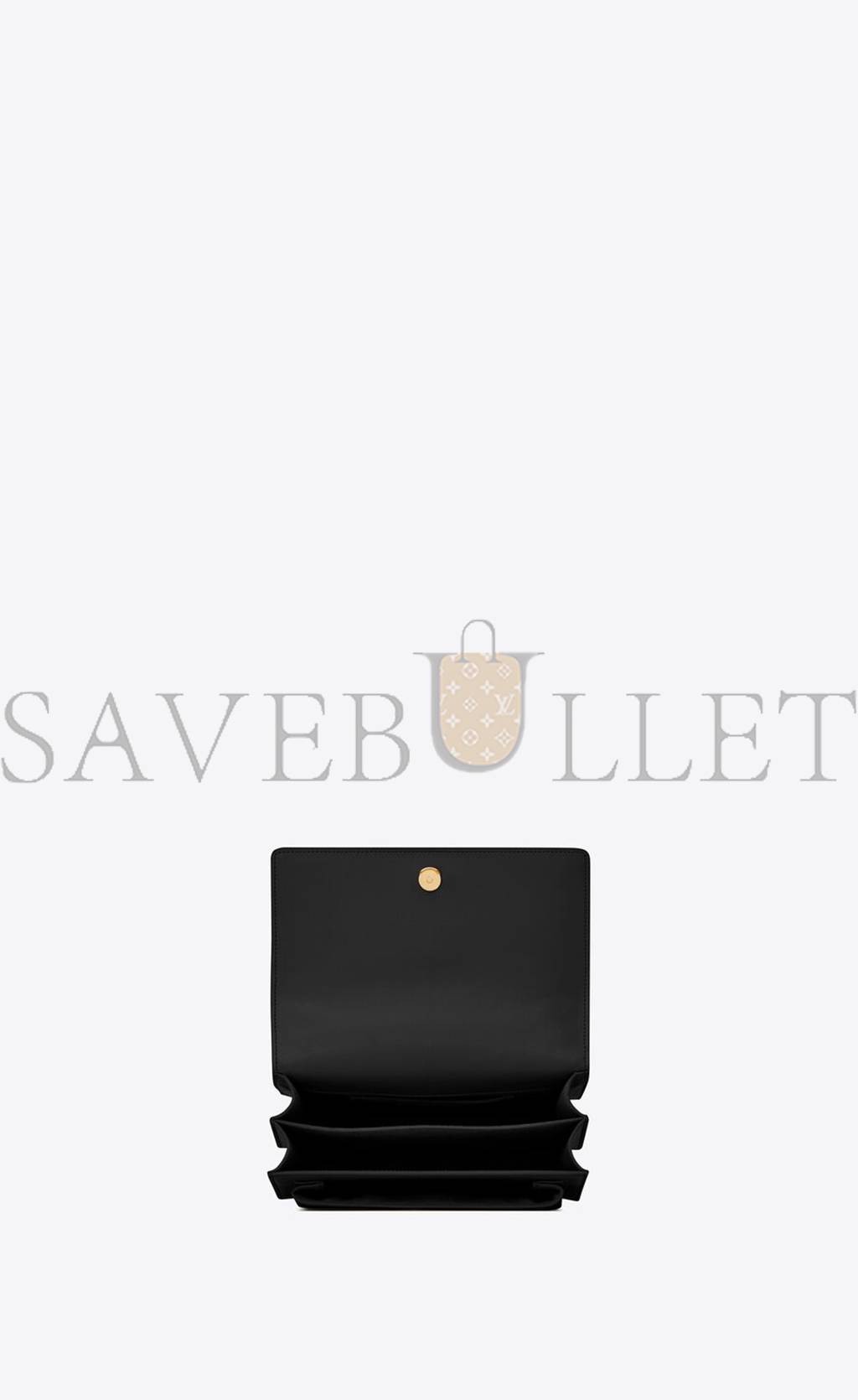 YSL SUNSET MEDIUM CHAIN BAG IN SMOOTH LEATHER 442906D420W1000 (22*16*6.5cm)